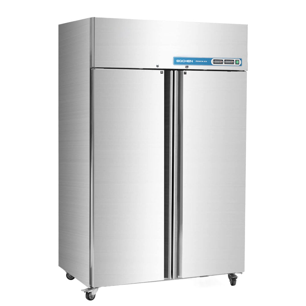 Commercial Reach In Fridge and Freezer Combo, EQCHEN 48" 2 Door Commercial Refrigerator and Freezer Combination