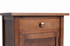 Mission 1 Door 1 Drawer Nightstand - Walnut stain