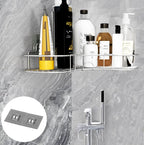 Shower Caddy Shelf Bathroom Corner Bath Storage Holder Organizer Triangular Rack