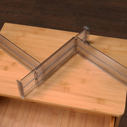 Adjustable Drawer Dividers – 2 & 4-Piece Sets