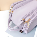 Makeup bag with compartments, Multifunctional cosmetic bag women's large capacity, portable storage bag, partition travel toilet bag, makeup bag organizer,