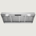 Nauxus 48" Built-In Range Hood Insert – 1200 CFM Stainless Steel Hood with Touch & Gesture Control, 3CCT LED & LED Night Lights