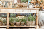 Rattan Flower Pot Basket with Plastic Inner