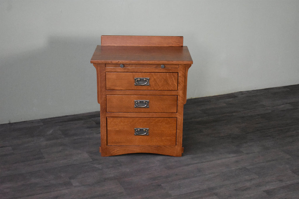 Mission Crofter 3 Drawer Nightstand - Michael's Cherry (MC-A)