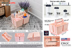 Enjoy Organizer-Shower Caddy Organizer with Handle, 3 Compartments, Portable Storage Bin for Bathroom, Dorm, Gym -Made In USA
