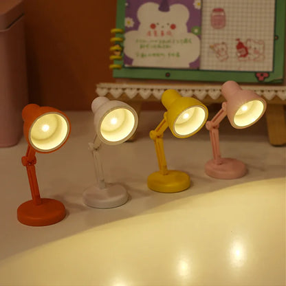 LED Mini Desk Lamp Foldable Magnetic Night Light | Clip-On Eye Protection Bedside Lamp