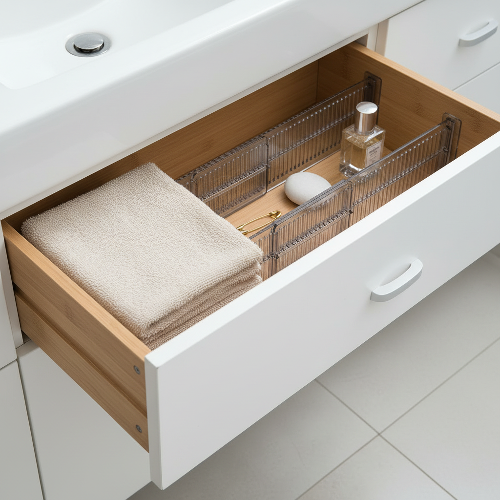 Adjustable Drawer Dividers – 2 & 4-Piece Sets