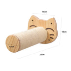 Cat Wall Furniture Wall-Mounted Cat Climber Set with Cat Wall Shelves  Perches Condo House Ladder Scratching Board & Tree   Wood