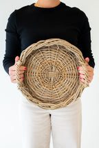 Rattan Round Tray