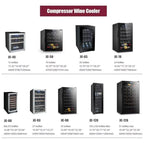 Airo BCW-50A Semiconductor Electric Refrigerator Wine Cooler, Thermoelectric Built In Wine Cooler Fridge