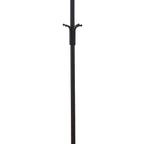 Coat Rack With 3 Tier Hooks For Entryway - Black