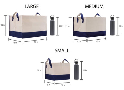 Personalized Canvas Storage Tote Bag Nursery Storage Towel Storage Kids Toy Storage Cloth Storage Storage Bin Storage Tubs Mudroom Storage