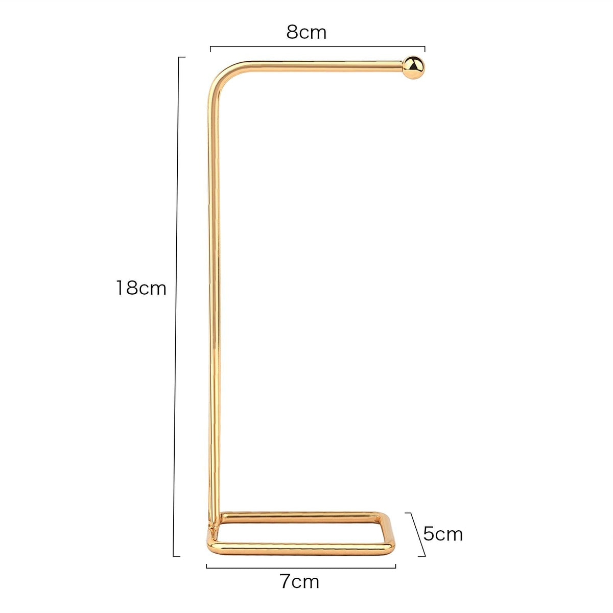 Jewelry Organizer Wooden Rack Bracelet Earring Holder Display Decoration Stand Earring Support Display Decoration Rack Small Jewelry Display Holder T-Shaped Iron Fashion Home Bracelet Pendant Jewelry Storage Shelf Stand for Woman Girls