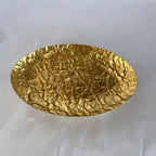 Storage Tray - Hammered Golden Metal