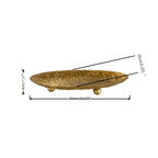 Storage Tray - Hammered Golden Metal